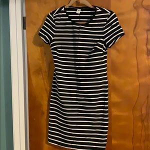 Old Navy striped t-shirt dress